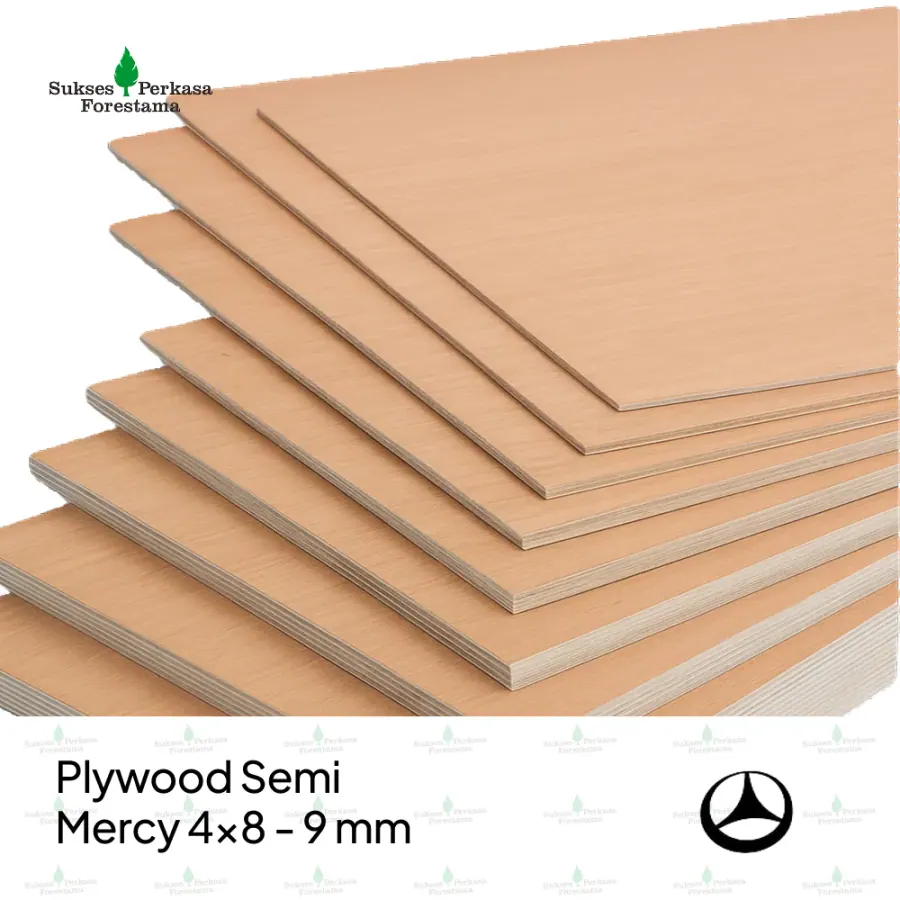 Plywood Semi Mercy 4x8 - 9 mm