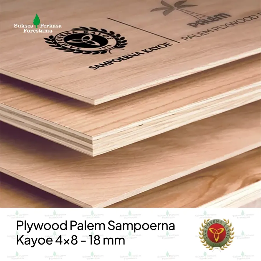 Plywood Palem Sampoerna Kayoe 4x8 - 18 mm