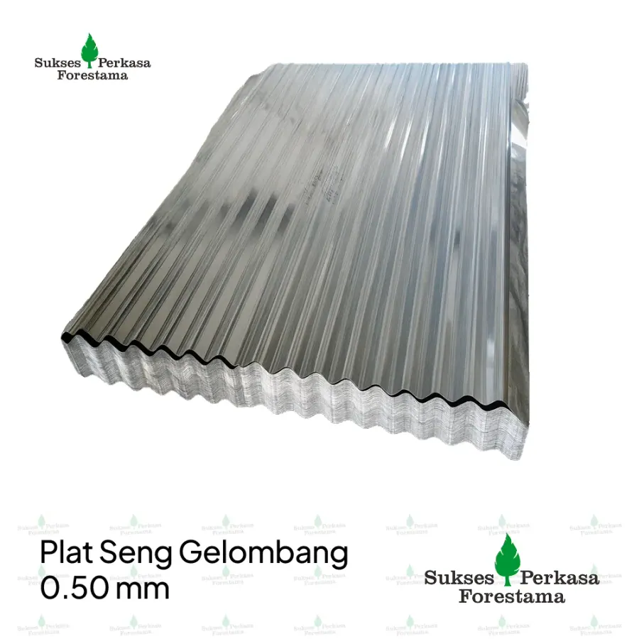 Plat Seng Gelombang 0.50 mm - 800x3000 mm