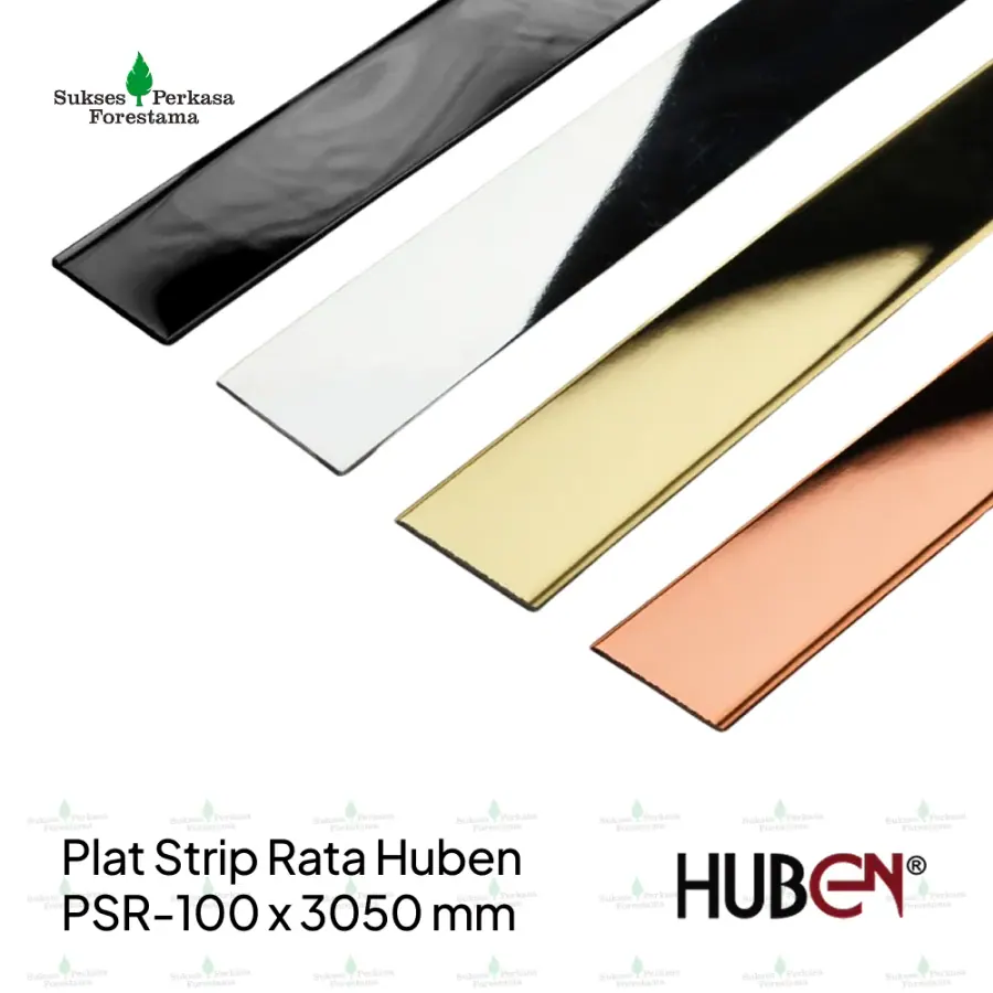 Plat Strip Rata Huben PSR-100 x 3050 mm