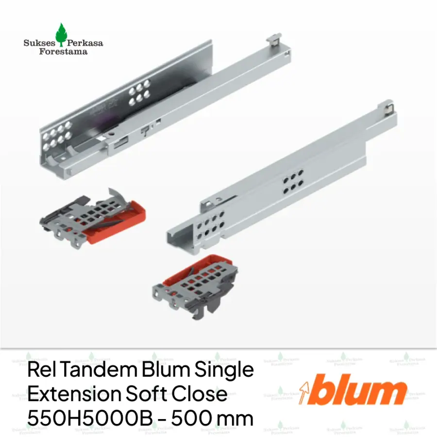 Rel Tandem Blum Single Extension Soft Close 550H5000B - 500 mm