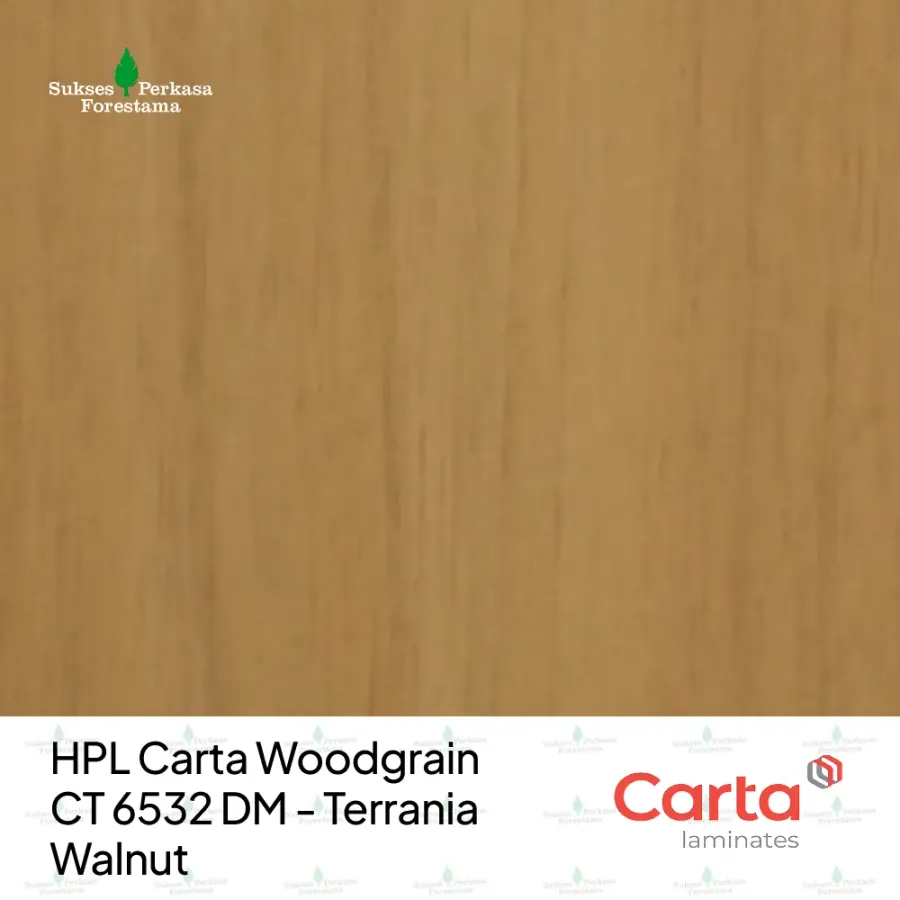 HPL Carta Woodgrain CT 6532 DM - Terrania Walnut