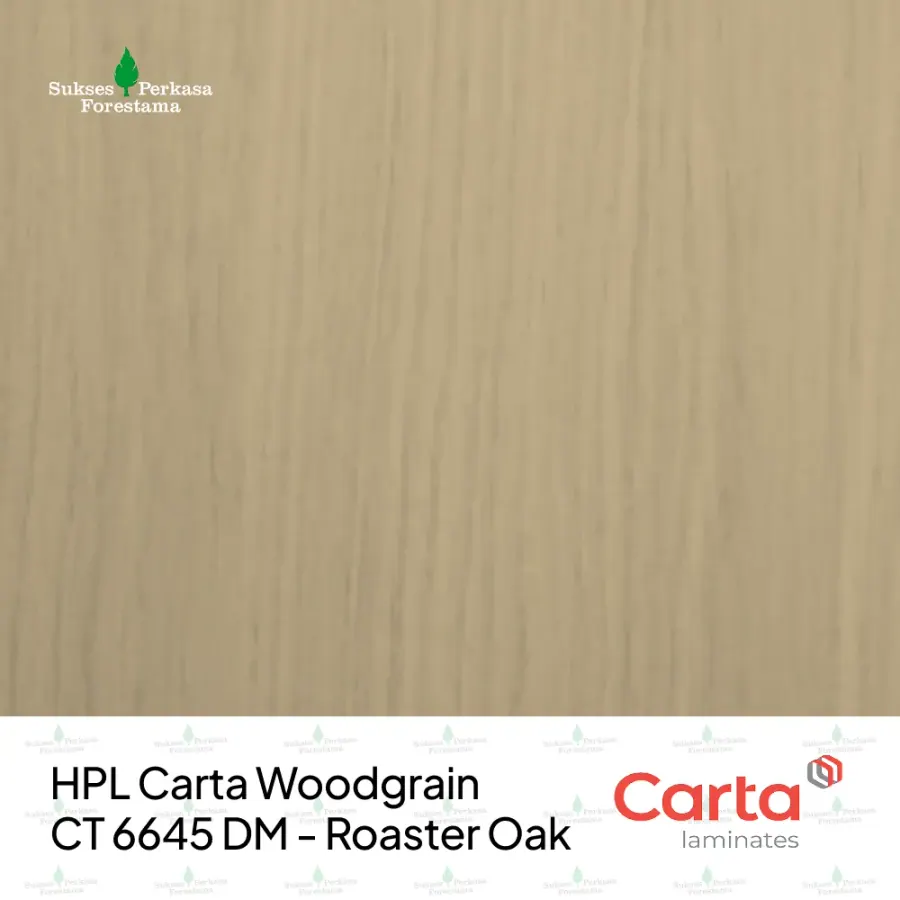 HPL Carta Woodgrain CT 6645 DM - Roaster Oak