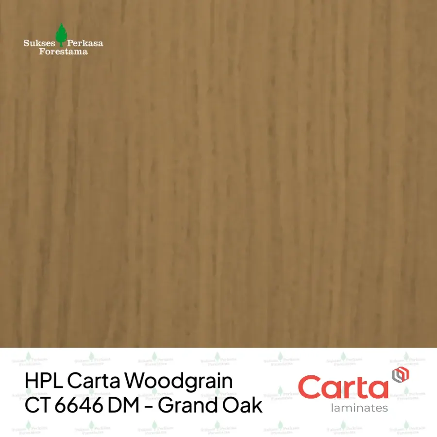 HPL Carta Woodgrain CT 6646 DM - Grand Oak