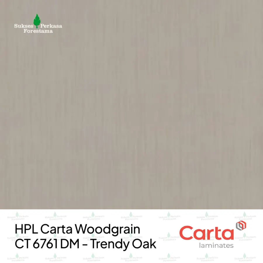 HPL Carta Woodgrain CT 6761 DM - Trendy Oak