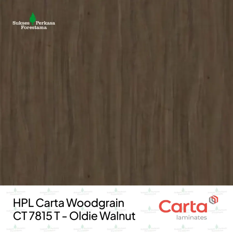 HPL Carta Woodgrain CT 7815 T - Oldie Walnut